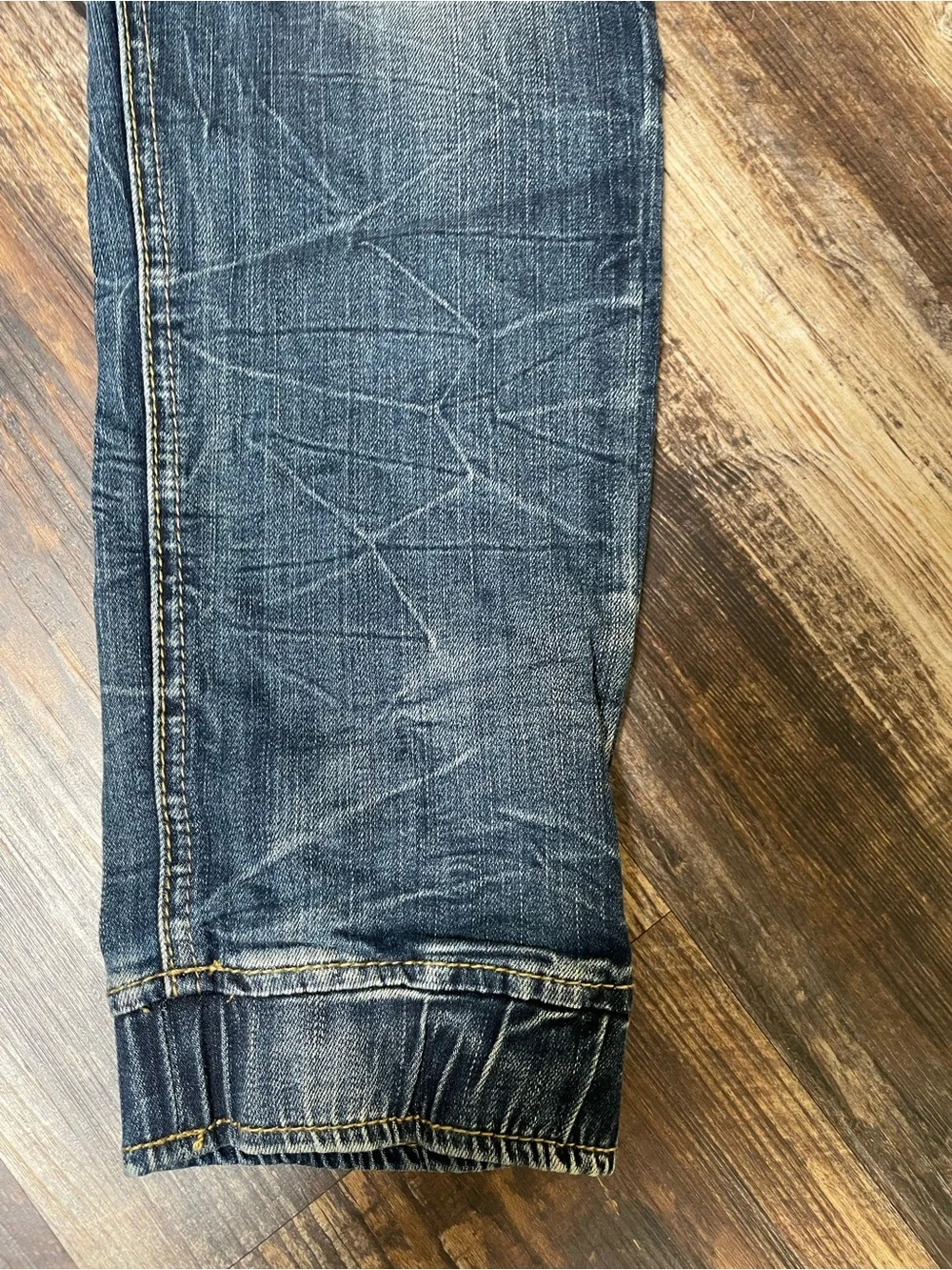American Eagle Outfitters Men's Faded Blue Slim Jogger Jeans
